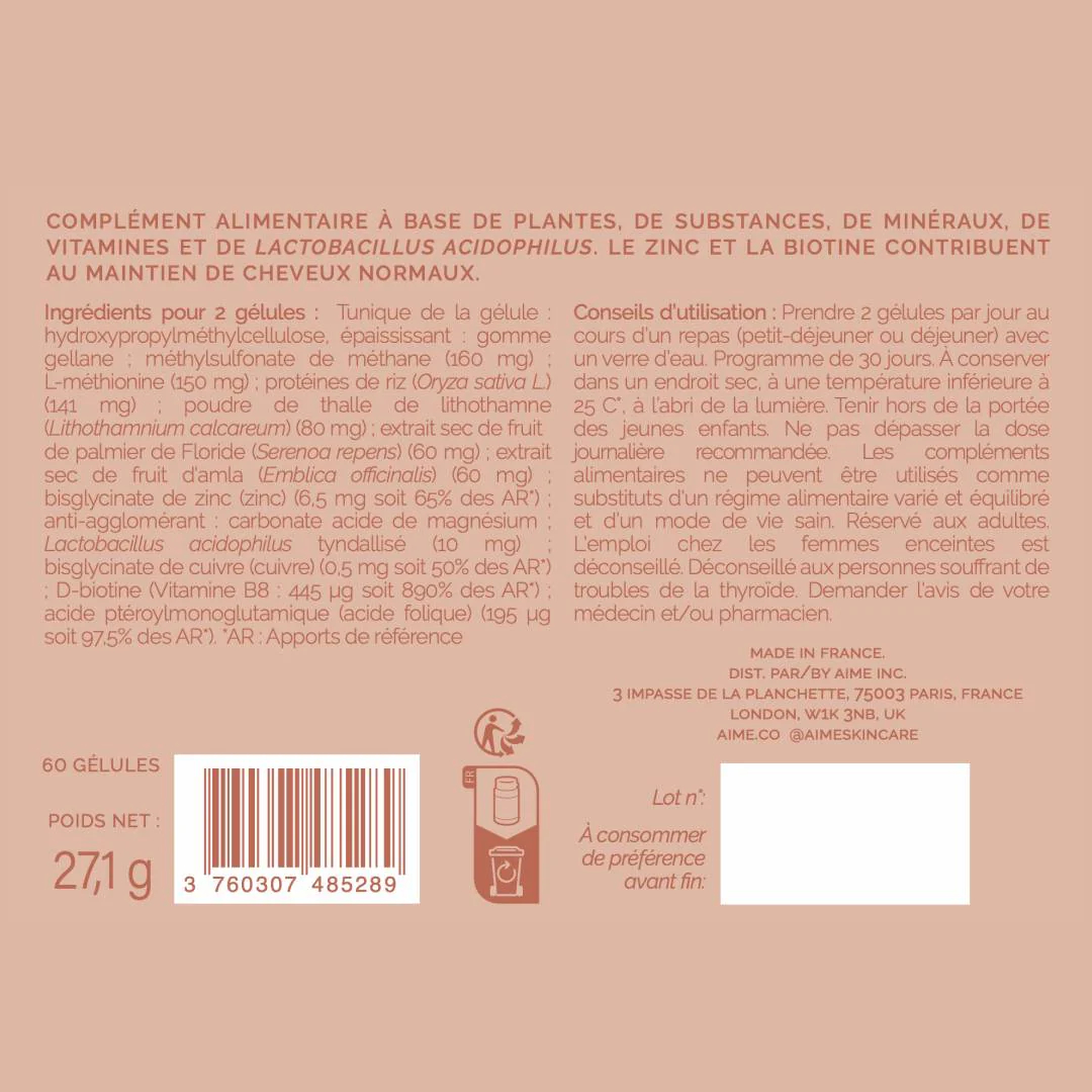 Complément alimentaire cheveux, Hair & Scalp Boost - Image 9